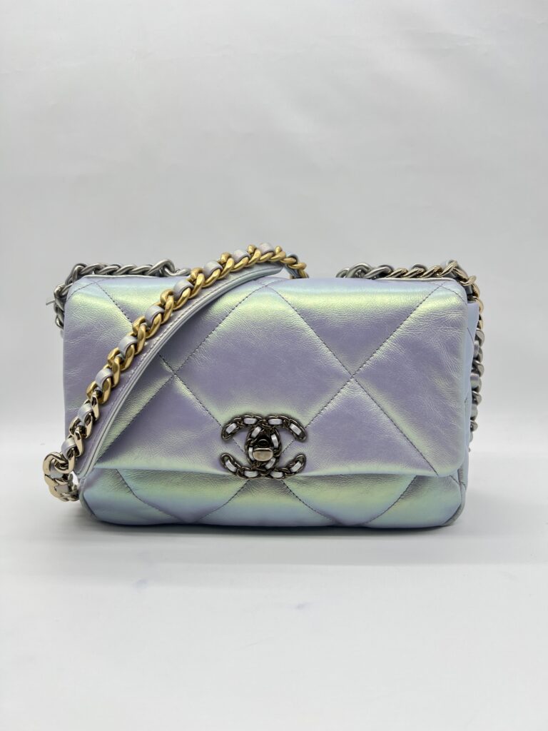Chanel C19 Small Lambskin Iridescente RHW