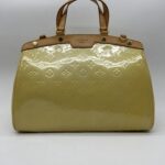 Louis Vuitton Brea MM Vernis Yellow GHW
