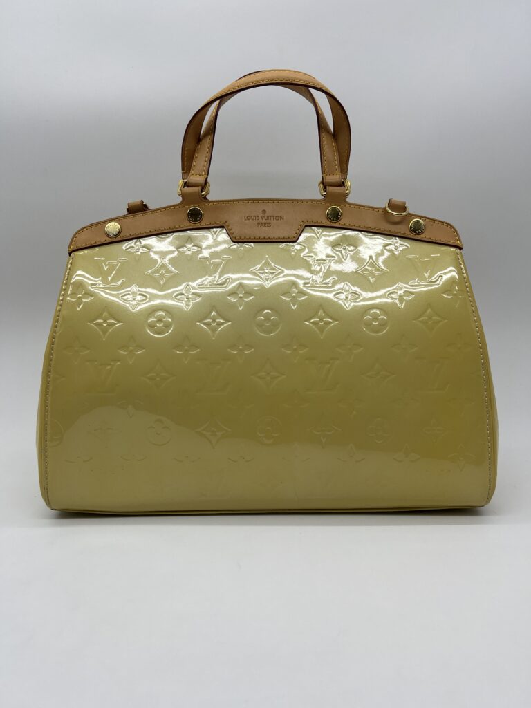 Louis Vuitton Brea MM Vernis Yellow GHW
