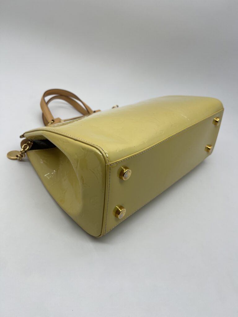 Louis Vuitton Brea MM Vernis Yellow GHW
