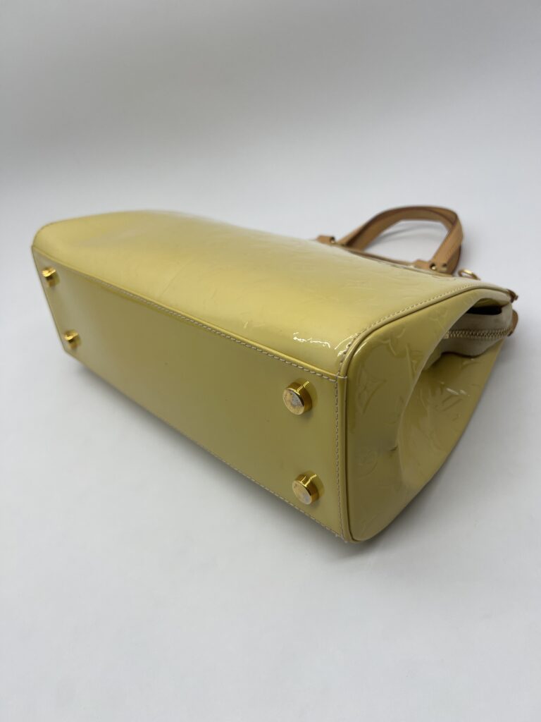 Louis Vuitton Brea MM Vernis Yellow GHW