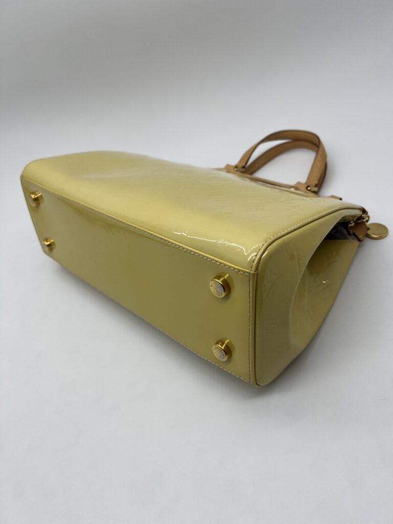Louis Vuitton Brea MM Vernis Yellow GHW