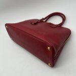 Prada Top Handle Bag Saffiano Lux Fuoco
