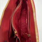 Prada Top Handle Bag Saffiano Lux Fuoco