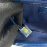 Chanel Boy Medium 25 Blue Caviar SHW