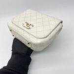 Chanel CC Case Flap Calfskin White GHW