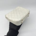 Chanel CC Case Flap Calfskin White GHW
