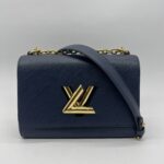 Louis Vuitton Twist MM Epi Blue Navy GHW
