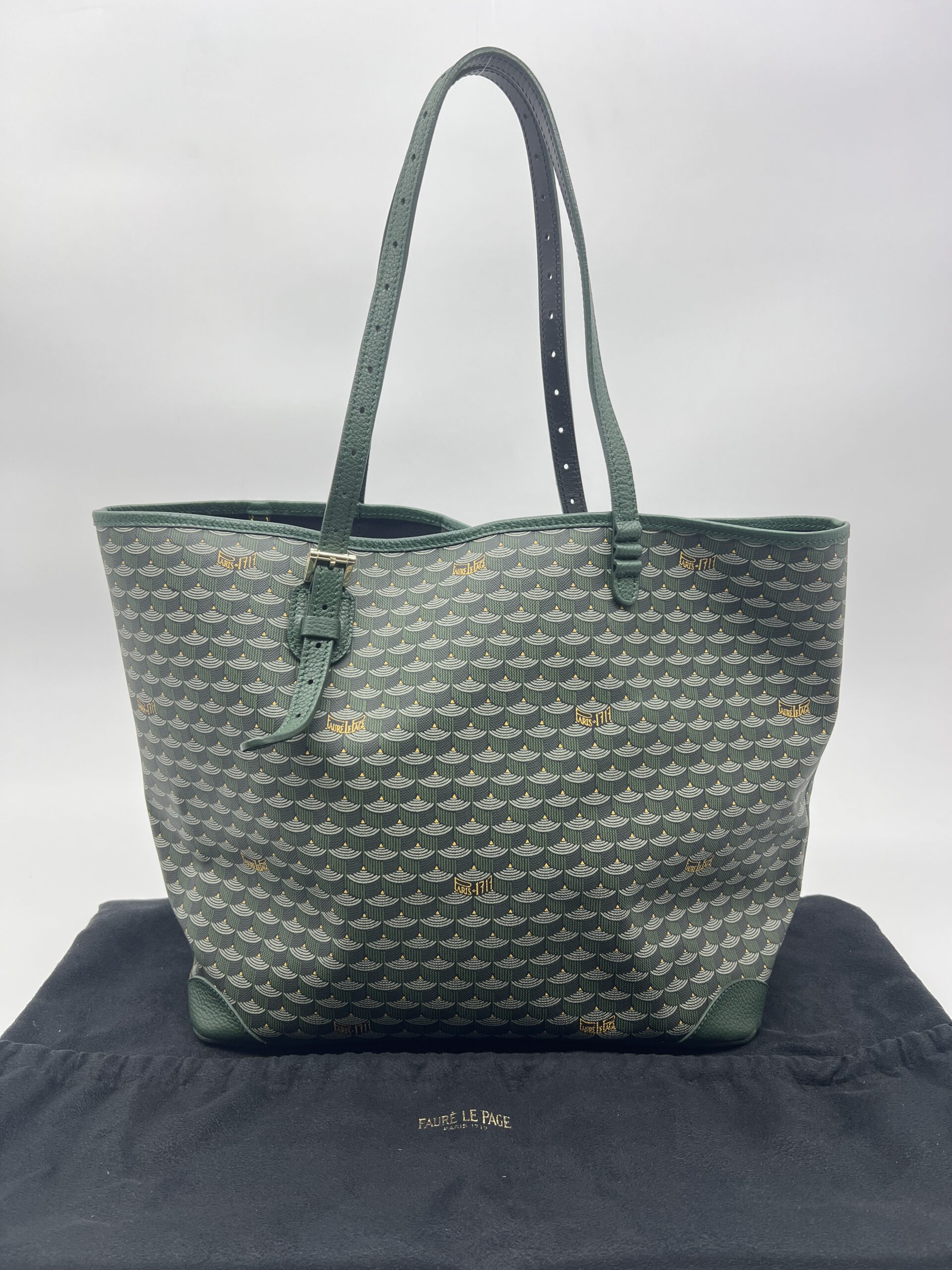Faure Le Page Daily Battle Tote Scale Canvas Empire Green