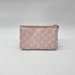 Louis Vuitton Pochette Double Zip Monogram Red Pink GHW