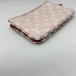 Louis Vuitton Pochette Double Zip Monogram Red Pink GHW