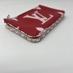 Louis Vuitton Pochette Double Zip Monogram Red Pink GHW