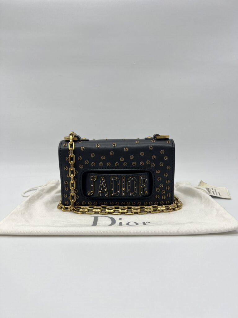Dior J'Adior Flap Mini Black Beads GHW