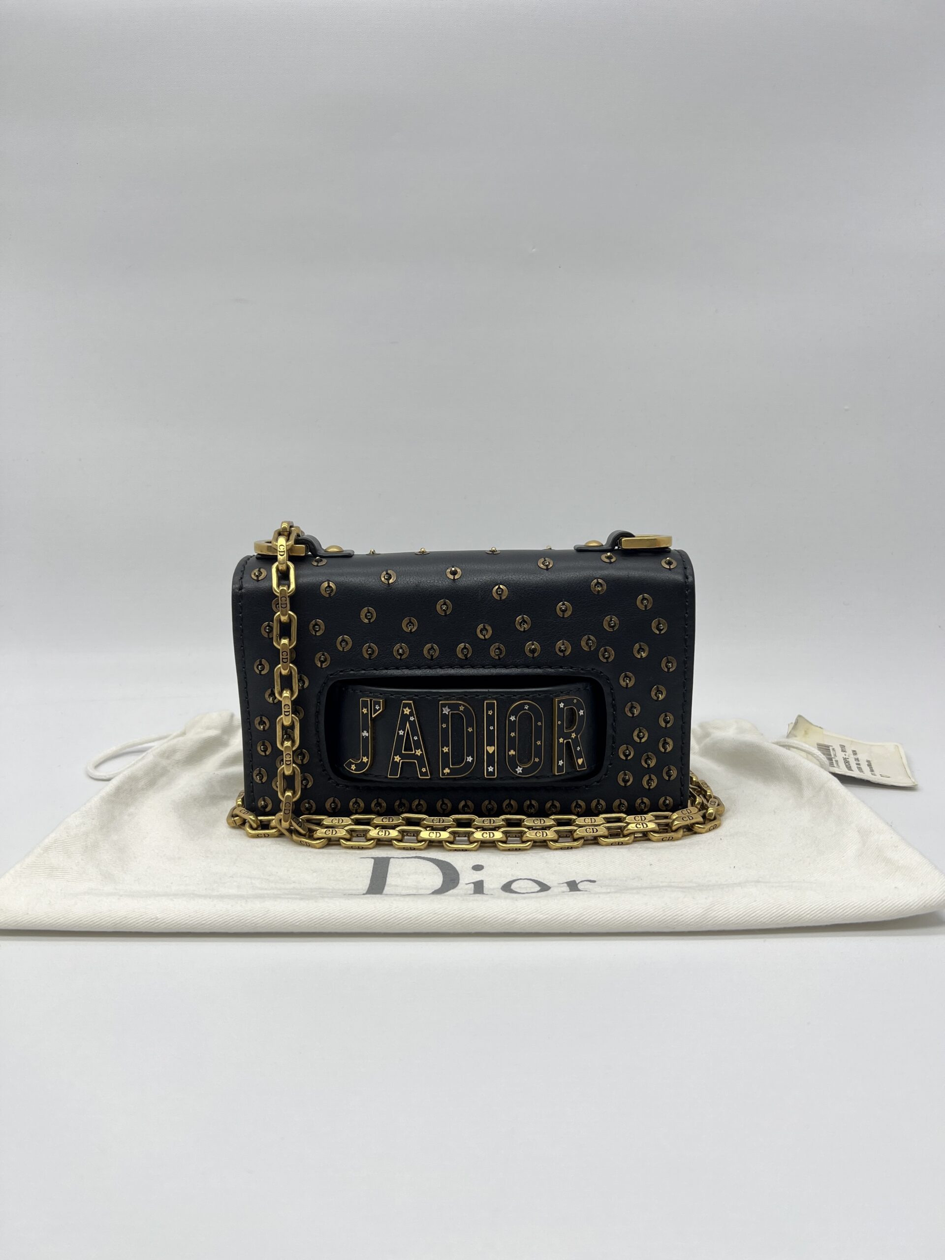 Dior J’Adior Flap Mini Black Beads GHW