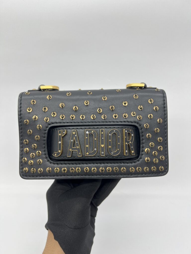 Dior J'Adior Flap Mini Black Beads GHW