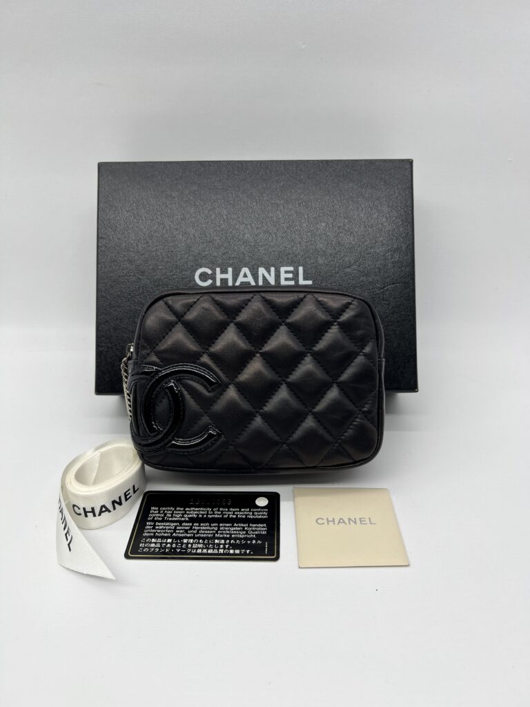 Chanel Cambon Cosmetic Black SHW