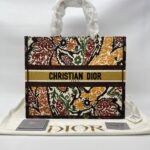 Dior Large Book Tote Endek Bali Multicolore
