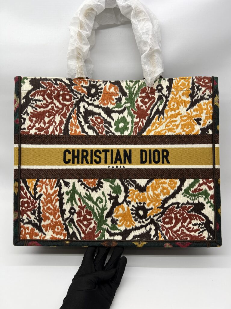 Dior Large Book Tote Endek Bali Multicolore