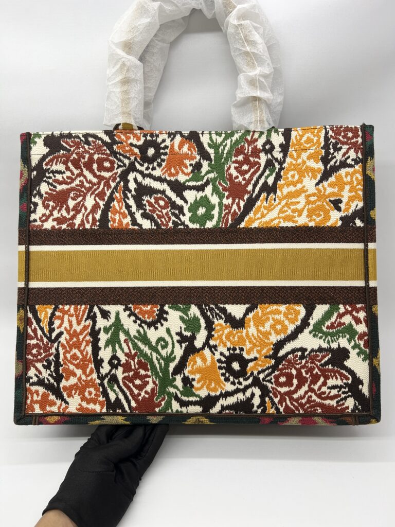 Dior Large Book Tote Endek Bali Multicolore