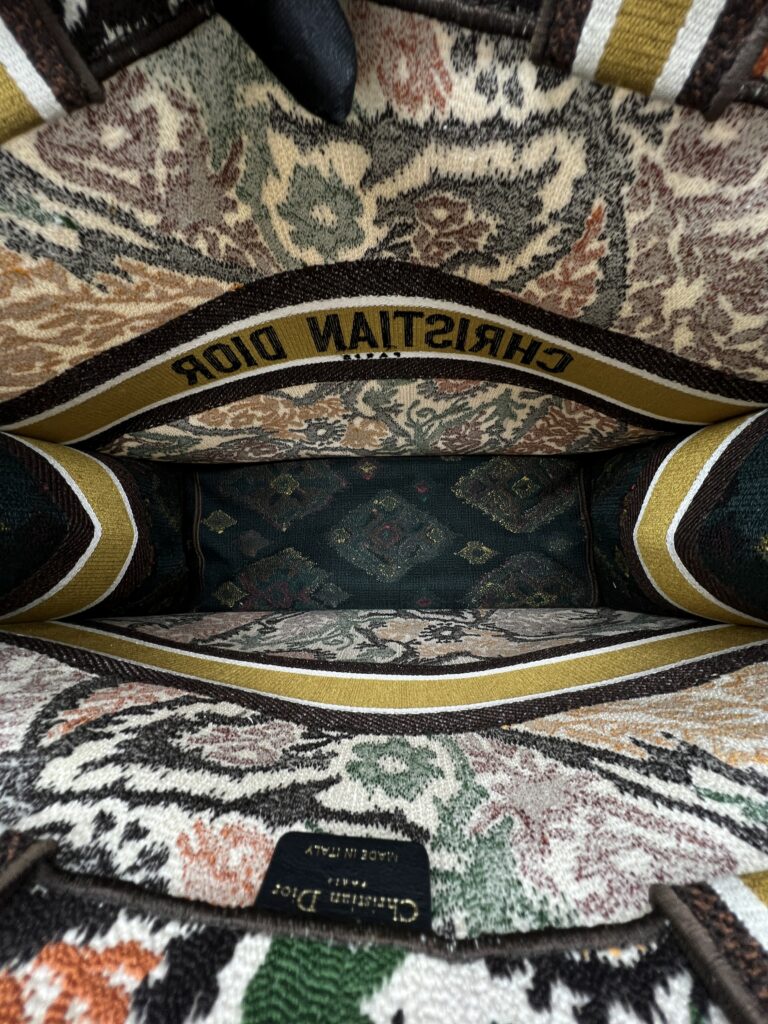 Dior Large Book Tote Endek Bali Multicolore