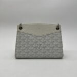 Goyard Rouette Structure Mini Goyardine Blanc SHW