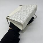 Goyard Rouette Structure Mini Goyardine Blanc SHW