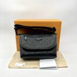 Louis Vuitton Pulse Messenger Monogram Shadow Black