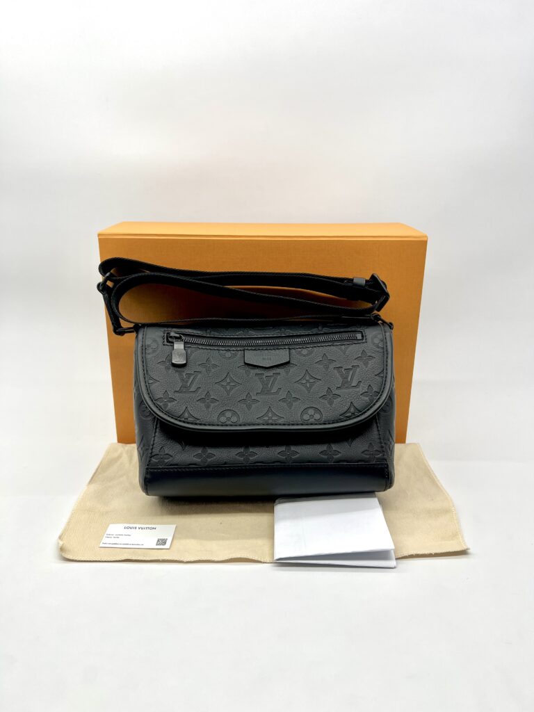 Louis Vuitton Pulse Messenger Monogram Shadow Black