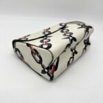 Louis Vuitton Twist MM Epi Chain Flowers White Black Red SHW