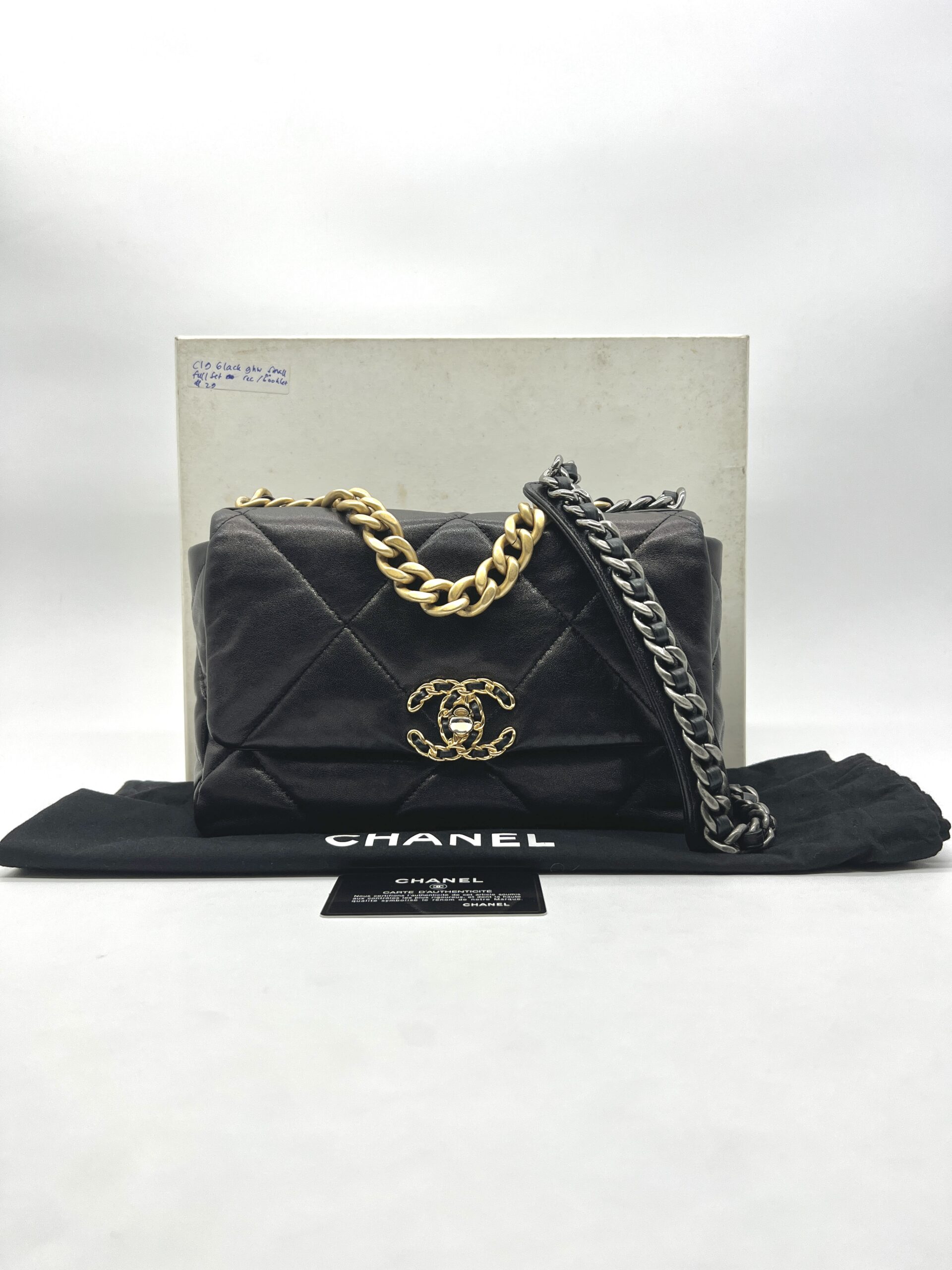 Chanel C19 Small Lambskin Black