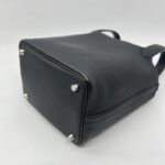 Hermes Picotin 18 Clemence Noir PHW