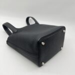 Hermes Picotin 18 Clemence Noir PHW