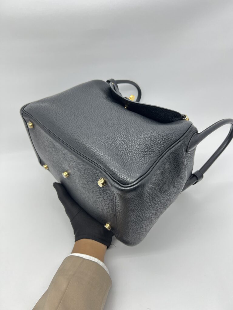 Hermes Lindy 30 Clemence Noir GHW