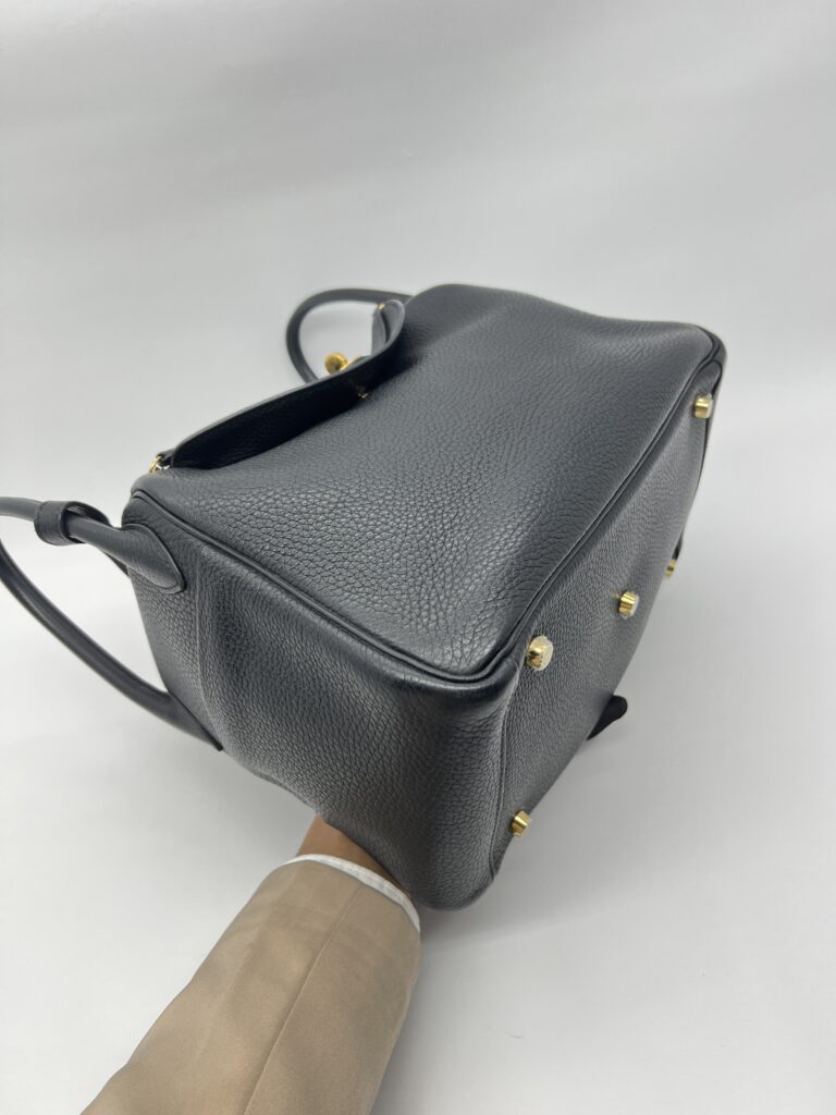 Hermes Lindy 30 Clemence Noir GHW