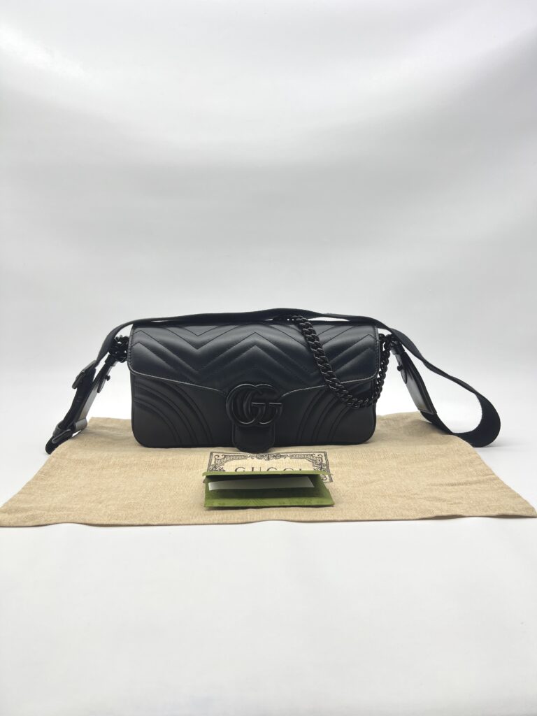 Gucci GG Marmount Shoulder All Black