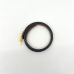 Hermes Bracelet Veau Chamonix Noir GHW