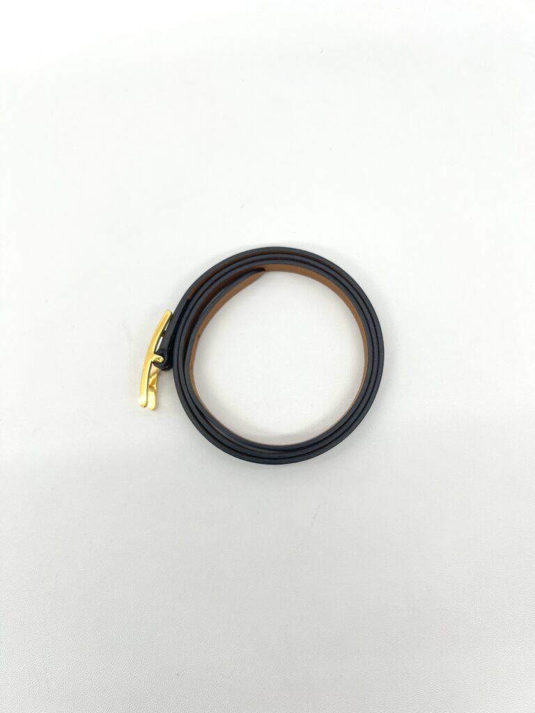 Hermes Bracelet Veau Chamonix Noir GHW