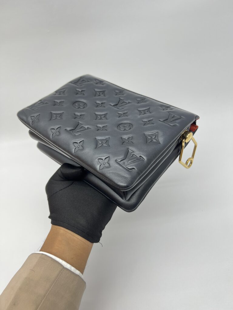 Louis Vuitton Coussin BB Monogram Embossed Black GHW