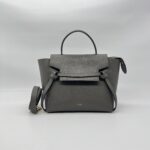 Celine Nano Belt Bag Grained Calfskin Darl Grey GHW