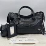 Balenciaga Small Classic City Agneau Dark Grey SHW