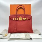 Hermes Birkin 30 Togo Rouge GHW