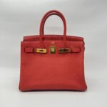 Hermes Birkin 30 Togo Rouge GHW