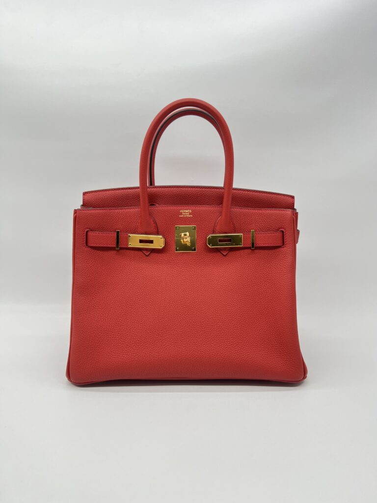 Hermes Birkin 30 Togo Rouge GHW
