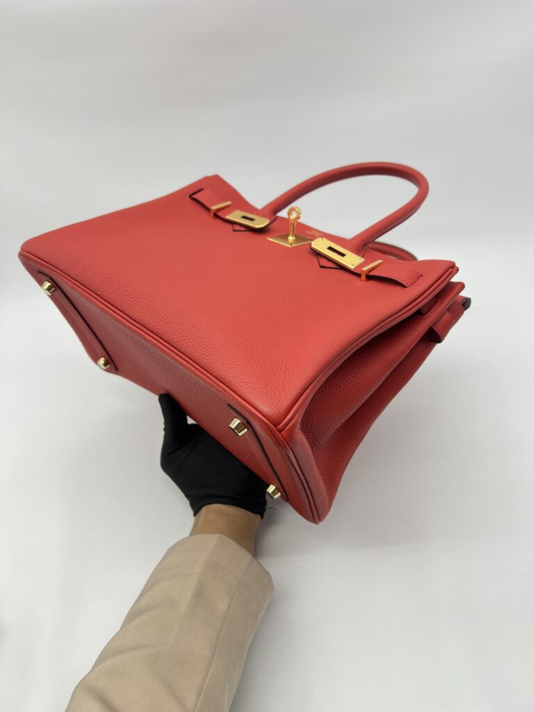 Hermes Birkin 30 Togo Rouge GHW