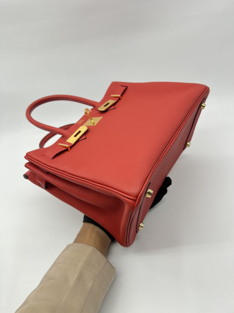 Hermes Birkin 30 Togo Rouge GHW