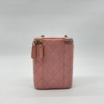 Chanel Vertical Vannity Case Caviar Pink GHW