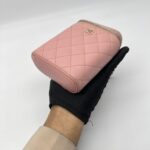 Chanel Vertical Vannity Case Caviar Pink GHW