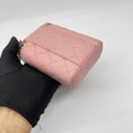 Chanel Vertical Vannity Case Caviar Pink GHW