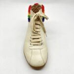 Gucci Bambi Rainbow Collar Terry High Top Leather White/Rainbow Wool