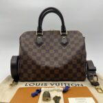 Louis Vuitton Speedy Bandou 25 Damier Ebene GHW